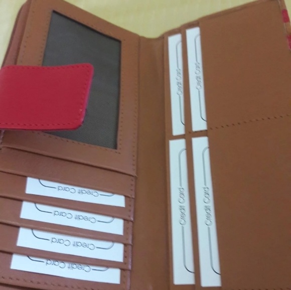 Two color geniune leather RFID wallet - Picture 4 of 4